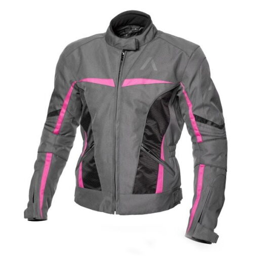 Jacheta touring LOVE RIDE 2.0 CE Motortools negru roz gri