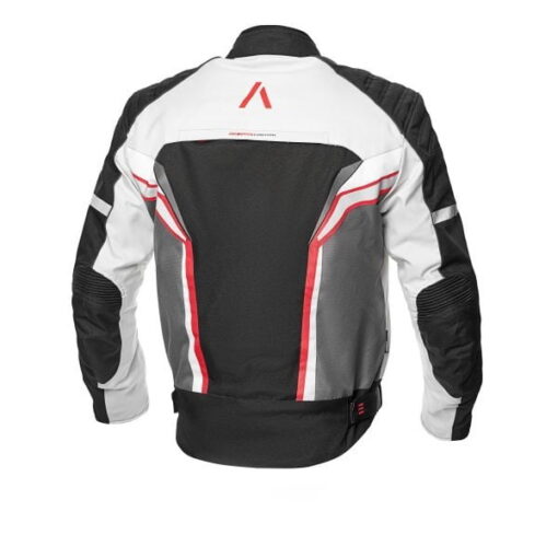 Jacheta touring SOLA 2.0 CE NegruRosu Gri Motortools Baia Mare1