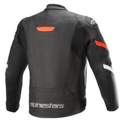Geaca piele Alpinestars FASTER V2 Negru Rosu 1 Motortools Baia Mare