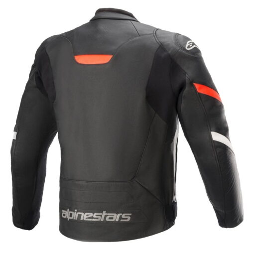 Geaca piele Alpinestars FASTER V2 Negru Rosu 1 Motortools Baia Mare