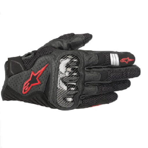 Manusi SMX-1 V2 Ventilat Negru Rosu Fluo Motortools Baia Mare