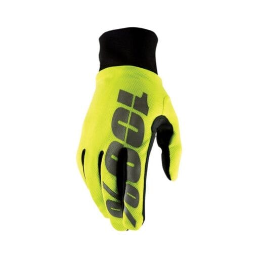 MANUSI HYDROMATIC Waterproof Glove Neon Yellow - mtmoto