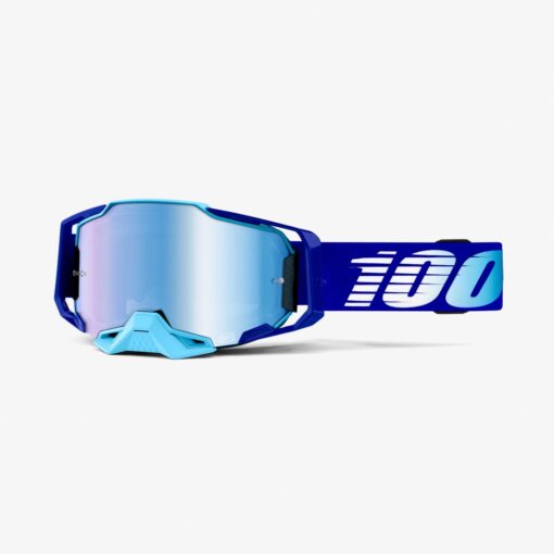 OCHELARI 100% ARMEGA Goggle Royal - Blue Mirror Lens - mtmoto