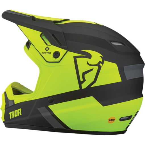 Casca Thor YOUTH SECTOR SPLIT ACID BLACK 4 - mtmoto.ro Motortools Baia Mare