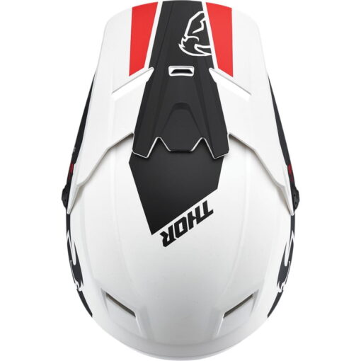 Casca Thor YOUTH SECTOR SPLIT WHITE BLACK 2 - mtmoto.ro Motortools Baia Mare
