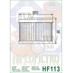 Filtru ulei, Cod OEM Honda 15412-HMA-A10 1 - mtmoto.ro Motortools Baia Mare