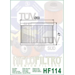 Filtru ulei, Cod OEM Honda 15412-HP7-A01 1 - mtmoto.ro Motortools Baia Mare