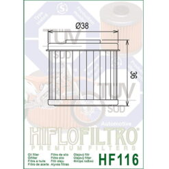 Filtru ulei, Cod OEM Honda 15412-MEN-671 1 - mtmoto.ro Motortools Baia Mare