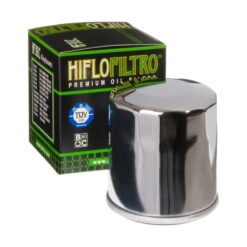 Filtru ulei cromat Hiflofiltro ,Cod OEM Honda 15410-MM9-013 - mtmoto.ro Motortools Baia Mare