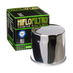 Filtru ulei cromat Hiflofiltro , Cod OEM Suzuki 16510-34E00 - mtmoto.ro Motortools Baia Mare