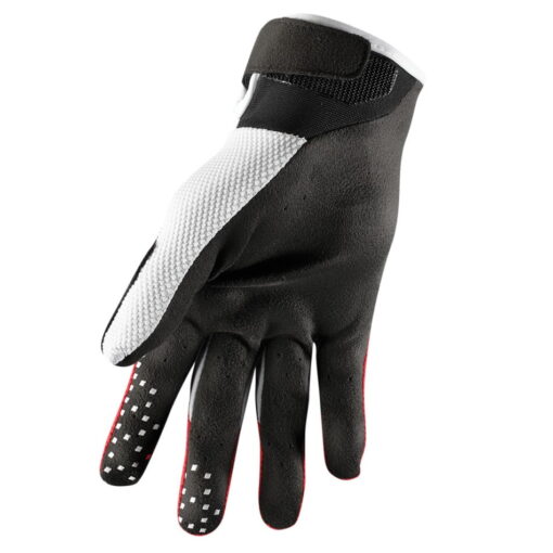 Manusi Thor DRAFT RED WHITE 2 - mtmoto.ro Motortools Baia Mare