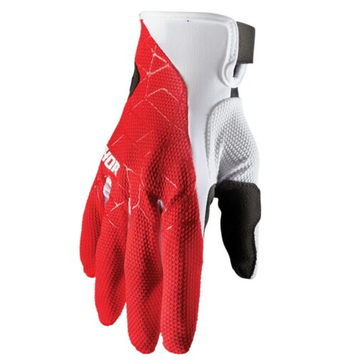 Manusi Thor DRAFT RED WHITE - mtmoto.ro Motortools Baia Mare
