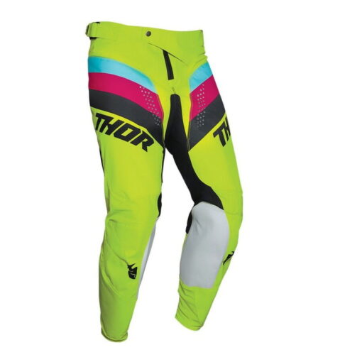 PANTALONI THOR PULSE RACER ACID BLACK - mtmoto.ro Motortools Baia Mare