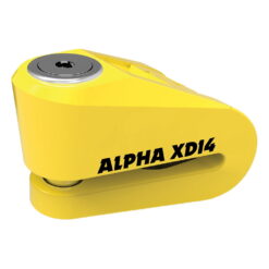 Oxford Alpha XD14 Disc Lock(14mm pin) GALBEN - mtmoto.ro Motortools Baia Mare