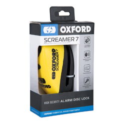 Oxford Screamer7 Alarm Disc Lock galben 2 - mtmoto.ro Motortools Baia Mare