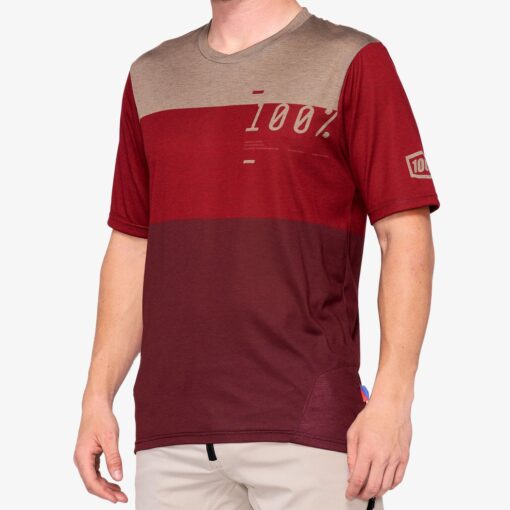 TRICOURI AIRMATIC Jersey Brick/Dark Red - mtmoto