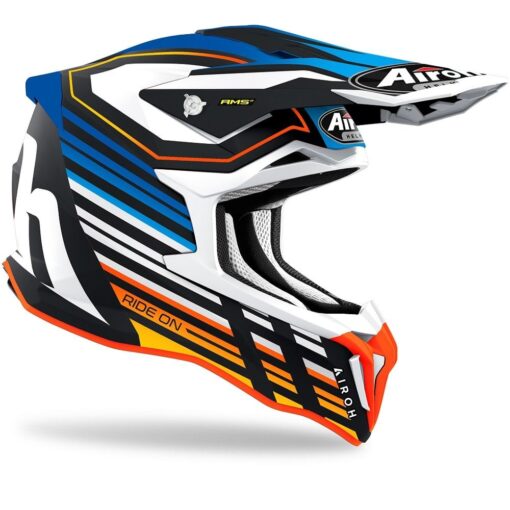 CASCA AIROH STRYCKER SHADED BLUE MATT: Marime - XL - mtmoto