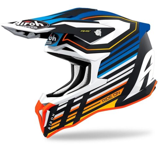 CASCA AIROH STRYCKER SHADED BLUE MATT: Marime - XL - mtmoto