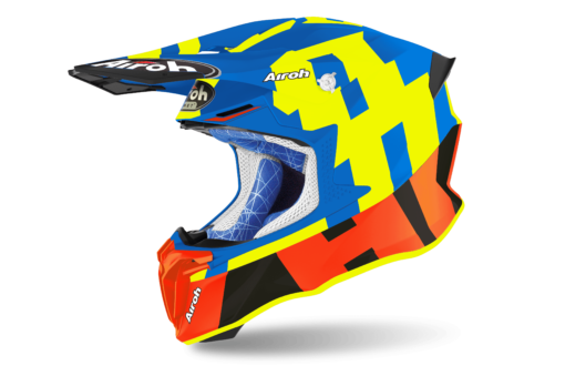 CASCA AIROH TWIST 2.0 FRAME AZURE MATT - mtmoto