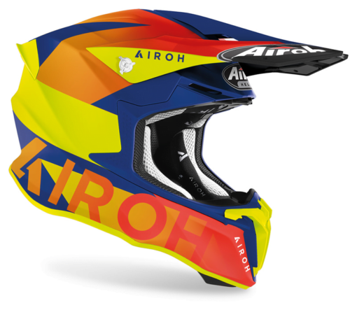 CASCA AIROH TWIST 2.0 LIFT AZURE MATT - mtmoto