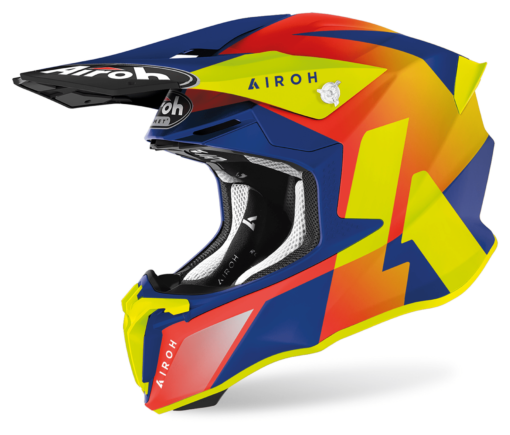 CASCA AIROH TWIST 2.0 LIFT AZURE MATT - mtmoto