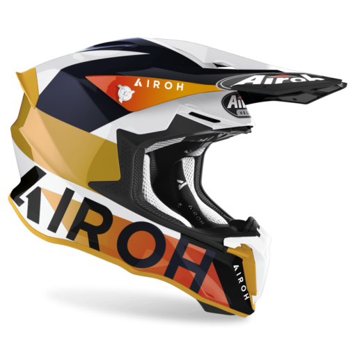 CASCA AIROH TWIST 2.0 LIFT WHITE GLOSS: Marime - M - mtmoto