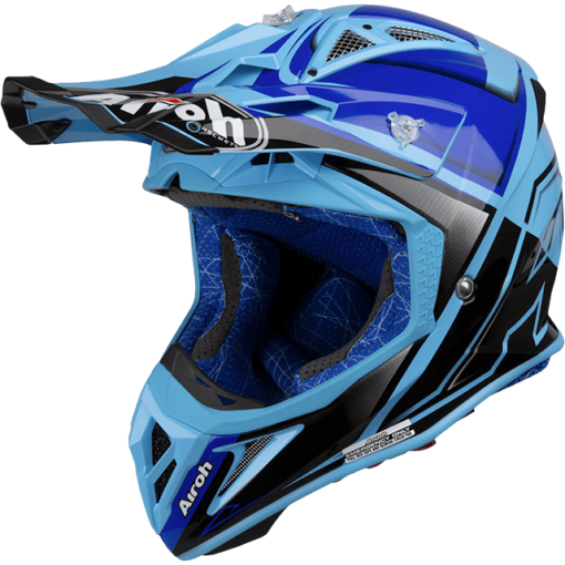 CASCA AVIATOR 2.2 CHECK BLUE GLOSS - mtmoto