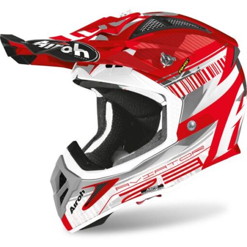 CASCA AVIATOR 2.3 NOVAK CHROME RED: Marime - XL - mtmoto