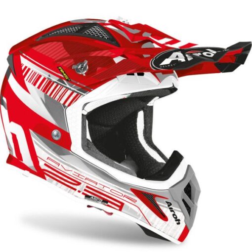 CASCA AVIATOR 2.3 NOVAK CHROME RED: Marime - XL - mtmoto
