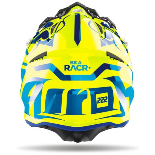 CASCA AVIATOR 2.3 REP. CAIROLI BLUE YELLOW GLOSS - mtmoto