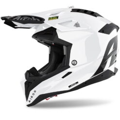 CASCA AIROH AVIATOR 3  COLOR WHITE GLOSS 2021