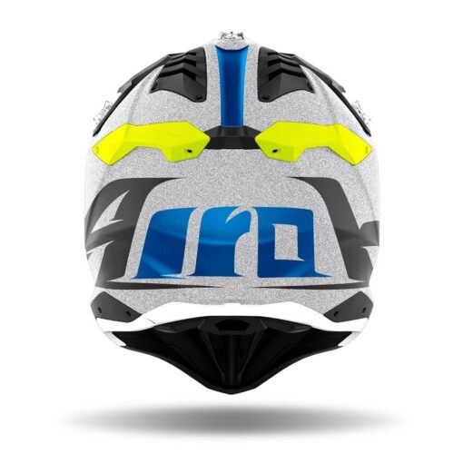 CASCA AIROH AVIATOR 3 WAVE SILVER GLOSS CHROME 2021 - mtmoto
