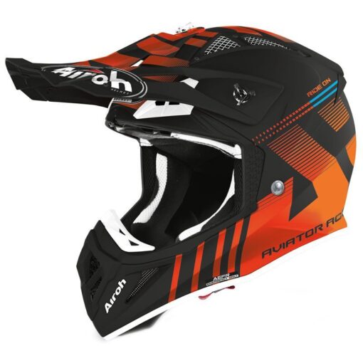 CASCA AVIATOR ACE NEMESI ORANGE MATT - mtmoto