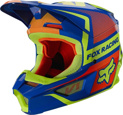 CASCA FOX V1 OKTIV HELMET, ECE [BLU]: Marime - L - mtmoto