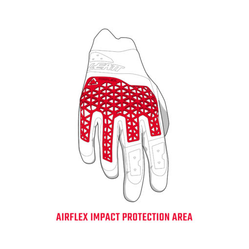 MANUSI Glove Moto 4.5 Lite Red - mtmoto