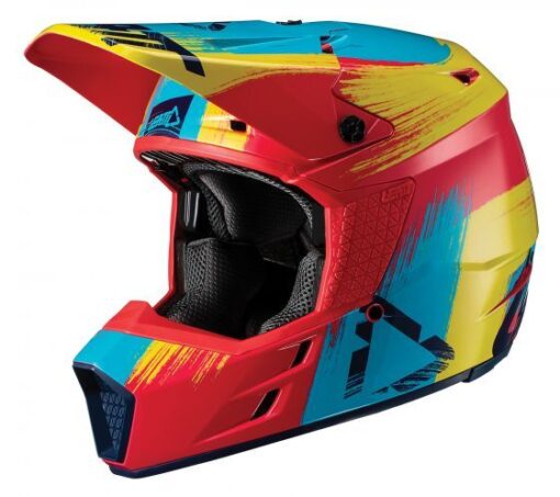 CASCA HELMET GPX 3.5 V19.1 RED/LIME DOT + ECE: Marime - XL - mtmoto