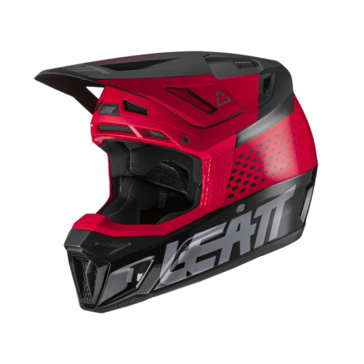 CASCA Helmet and Goggle Kit Moto 8.5 V22 RED - mtmoto