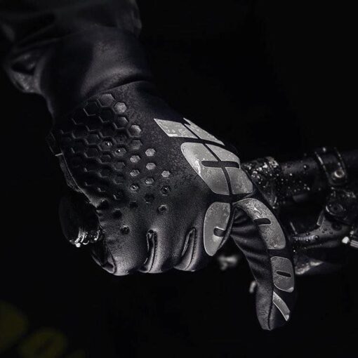 MANUSI HYDROMATIC Waterproof Glove Black - mtmoto
