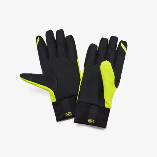 MANUSI HYDROMATIC Waterproof Glove Neon Yellow - mtmoto