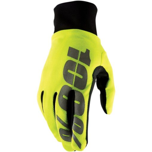 MANUSI HYDROMATIC Waterproof Glove Neon Yellow - mtmoto