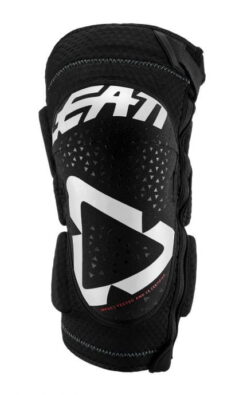 Genunchiere Leatt  3DF 5.0 ZIP WHT/BLACK