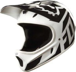CASCA MTB-HELMET RAMPAGE RACE HELMET WHITE/BLACK: Marime - XL