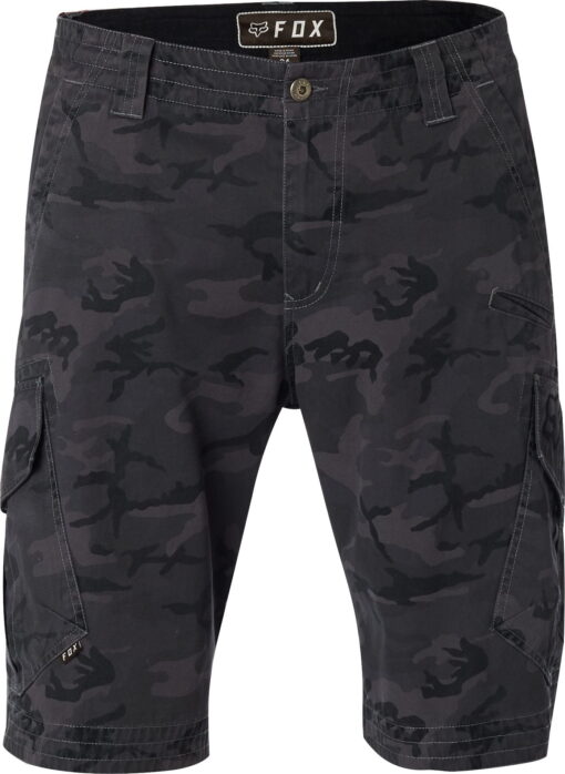 PANTALONI SLAMBOZO CAMO CARGO SHORT [BLK CAM]: Marime - 28 - mtmoto