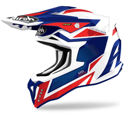 CASCA STRYCKER AXE BLUE/RED GLOSS: Marime - M - mtmoto