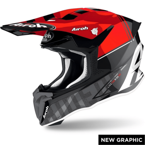 CASCA TWIST 2.0 TECH RED GLOSS - mtmoto