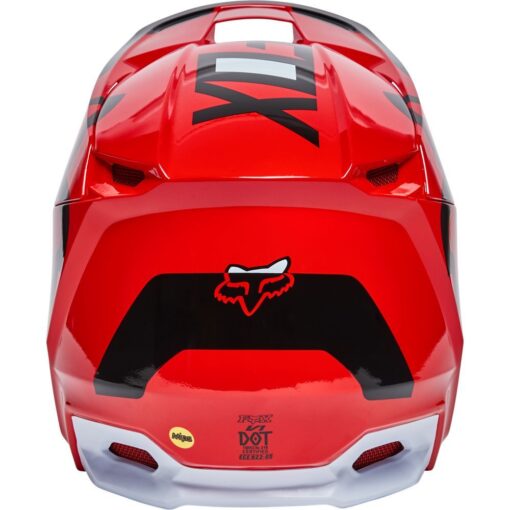 CASCA V1 LUX HELMET, ECE [FLO RED] - mtmoto