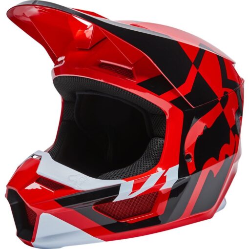 CASCA V1 LUX HELMET, ECE [FLO RED] - mtmoto