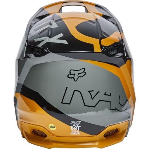 CASCA V1 SKEW HELMET, ECE [BLK/GLD] - mtmoto
