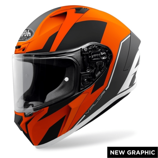 CASCA AIROH VALOR WINGS ORANGE MATT - mtmoto