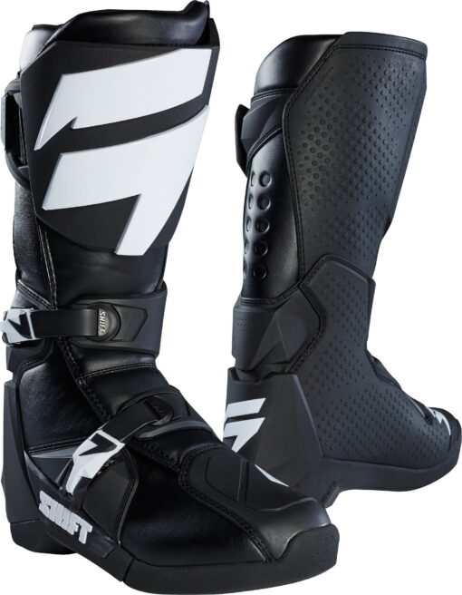 CIZME SHIFT WHIT3 LABEL BOOT [BLK] - mtmoto